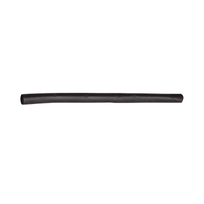 Tubo Termoencogible (Termofit) Negro de 1.2 m, 1/8″ de Diámetro, Reduce de 2:1, Poliolefina.
