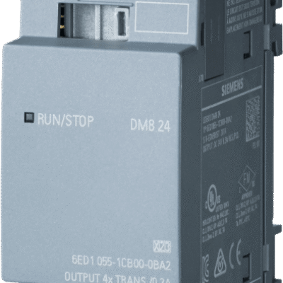 Módulo de Expansión LOGO! DM8 24 / 24V DC / 4 Entradas Digitales / 4 Salidas Digitales / Transistor / Protección IP20 / Certificaciones Globales
