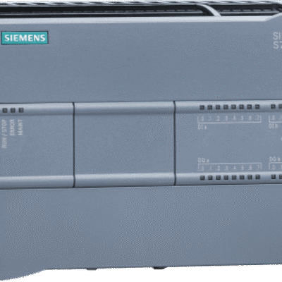 Controlador PLC Compacto / CPU 1215C DC/DC/DC / 14 DI 24V DC + 10 DO 24V DC / 2 AI 0-10V + 2 AO 0-20mA / 2 Puertos PROFINET / Memoria 200 KB / Hasta 100 kHz