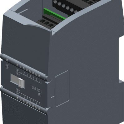 Módulo de Entrada Digital SM 1221 / 16 DI 24V DC / Sink-Source / IP20 / 45mm Ancho / Entradas en Grupos de 4 / Retardo Parametrizable / Aprobaciones Internacionales