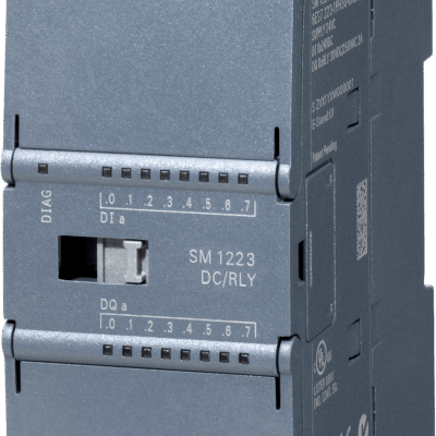 Módulo Digital SM 1223 / 8 Entradas 24V DC / 8 Salidas Relay 2A / Sink-Source / IP20 / Certificaciones Internacionales