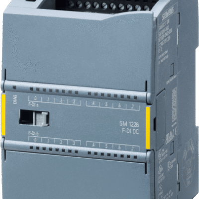 Módulo de Entrada Digital de Seguridad / SM 1226 F-DI 16x24V DC / PROFIsafe / SIL3 IEC 61508 / PL E ISO 13849-1 / 70 mm Ancho / 16 Entradas Configurables