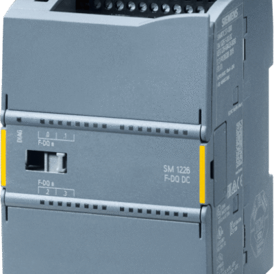 Módulo Digital de Seguridad SM 1226 / 4 Salidas 24V DC 2A / PROFIsafe SIL3 PL e / 70 mm Ancho / IP20 / cULus FM ATEX