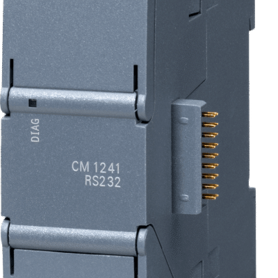 Módulo de Comunicación SIMATIC S7-1200 / CM 1241 RS232 / Interface 9-pin D-sub / Protocolos Freeport-ASCII-Modbus RTU / IP20 / Certificaciones Internacionales