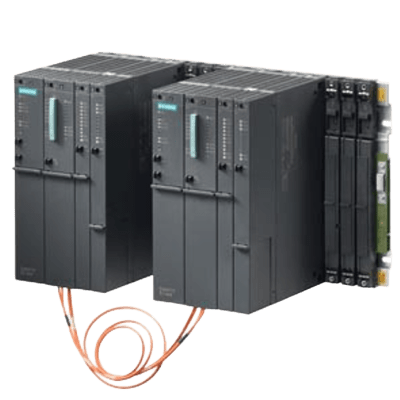 SIMATIC PCS 7 / Sistema de Control Automático Redundante / Bundle Preensamblado / CPU417-5H / 4x CP443-1 / 2x PS407R 10A / UR2H Alu / Fibra Óptica
