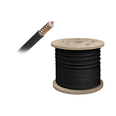 Carrete de Cable Coaxial Corrugado de Baja Perdida WILSON de 1/2. 50 Ohm de Impedancia. Carrete de 152.4 Metros (500 Pies)