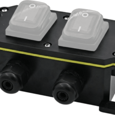 Caja de Plástico ABS/PA66 para Interruptores AccessPRO / Compatible con los Interruptores APB-0 Series / IP65 / 4 Puertos de Conexión