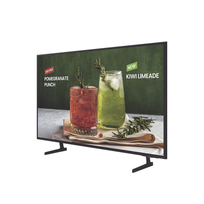 Television para negocios de 98″ / Resolucion UHD 4K (3840x2160p) / Tizen / Entradas de Video HDMI / Bocinas Integradas / WIFI 5 / eARC.