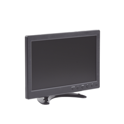 Monitor 10.1″ TFT-LCD ideal para colocar en vehículos o DVR/NVR. Entradas de video HDMI, VGA y RCA (CVBS)
