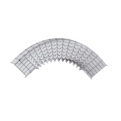 Curva Pre-Fabricada Horizontal de 90° con medidas de 116 mm de Peralte y 200 mm Ancho (116/200 mm)