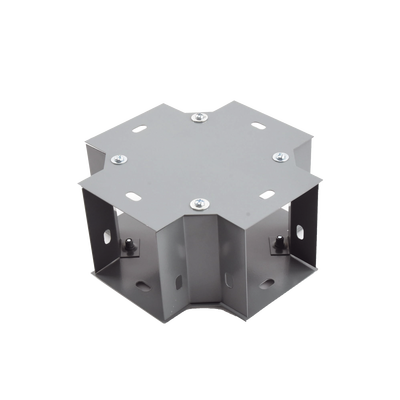Derivación «X» 100 X 100 mm, fabricado en lámina de acero al carbón