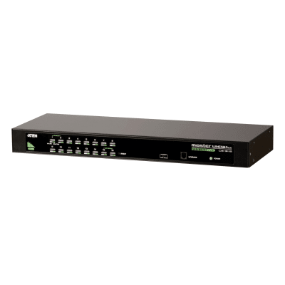 Switch KVM | 16 Puertos | Control 64-256 Computadoras | USB-PS/2 Dual Interface | Video 2048×1536 | Hotkey-OSD | Rack Mount 1U