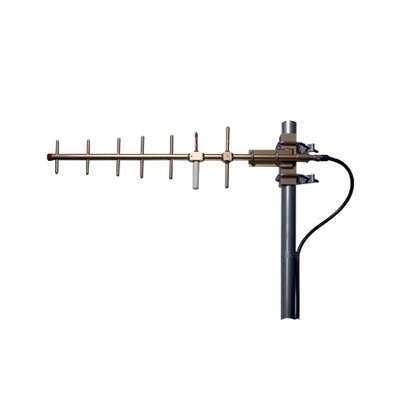 Antena Yagi, 890 – 960 MHz, 60º ancho horizontal, inclinación eléctrica fija, diámetro de la tubería del montaje: max. 3″