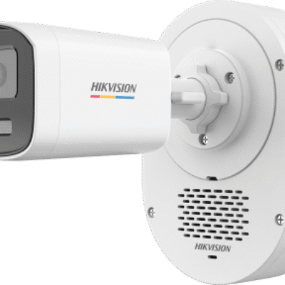 [SoundMax + ColorVu 3.0 + MD 3.0] Bala IP 4 Megapixel / Lente 4 mm / 50 mts IR + 50 mts Luz Blanca / Micrófono Integrado / ACUSENSE Lite / Exterior IP67 / WDR 120 dB / PoE / Micro SD