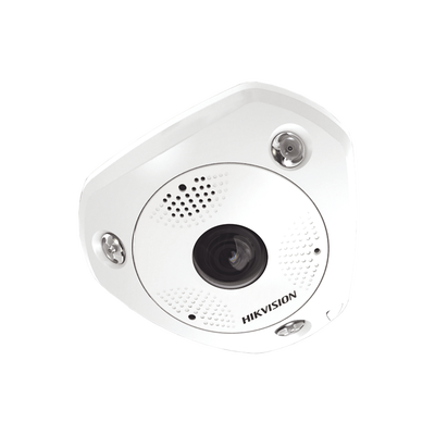 Fisheye IP 12 Megapixel / 180° – 360° / DEWARPING / Exterior IP67 / IK10 / 15 mts IR / Entrada y Salida de Audio y Alarma / Múltiples Vistas / Micrófono Integrado / microSD