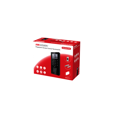 Kit Terminal Control Acceso Biométrico DS-KAS807 / Reconocimiento Facial y Huella Digital / 2.4″ LCD / 5000 Huellas + 5000 Tarjetas / IP65 / Wi-Fi + PoE / Cerradura Magnética 272 kg / Botón Touchless