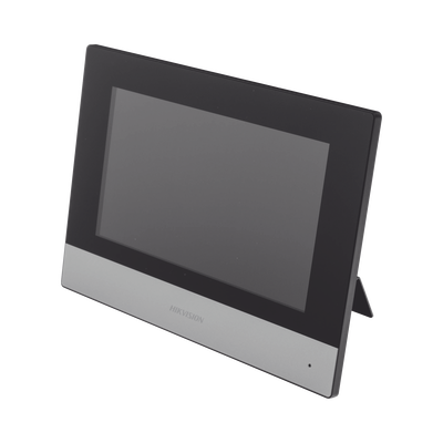 Monitor IP WiFi Touch Screen 7″ para Videoportero IP  / Vídeo en Vivo / PoE Estándar / Apertura Remota / Llamada Entre Monitores / Audio de dos vías / Policarbonato