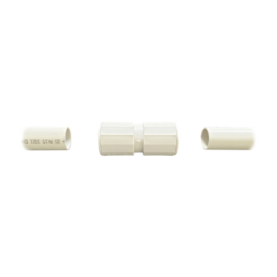 Manguito / Cople Morbidx IP67 libre de halógenos para unir tubería rígida de 25 mm (1″) permite una instalación hermética no necesita pegamento