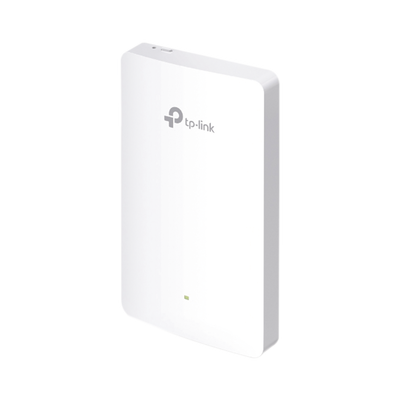 Punto de acceso Omada doble banda 802.11ac, PoE 802.3af/at, MU-MIMO, MIMO 2×2 diseño placa de pared con tres puertos adicionales, soporta hasta 100 clientes.