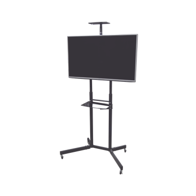 Soporte de Pantalla con Ruedas / Compatible con Monitores dee 32 «a 65» / Base para Colocar Accesorios Adicionales / Vesa 600 x 400