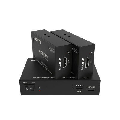 Splitter HDMI 1×2 | 4K@60Hz a 60m | 4K@30Hz a 70m | Cable Cat6 | EDID | HDCP 2.2 | Salida Loop