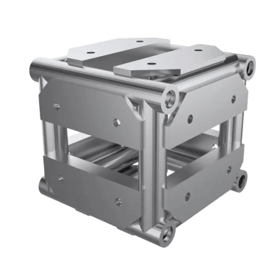 CUBO DE DISEÑO 30 x 30 cm PARA TRUSS DE ALUMINIO TIPO AMERICANO