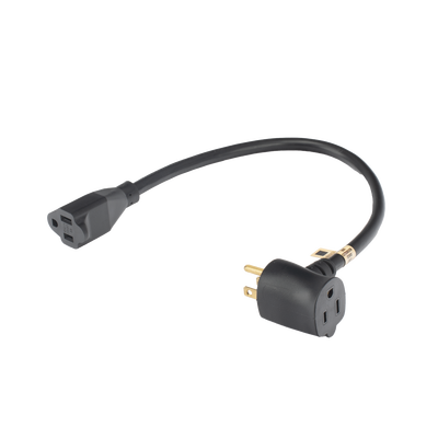 Extensión Eléctrica para Uso Rudo para Uso en «T» / Conexión NEMA 5-15 / 30 cm / 1800 W