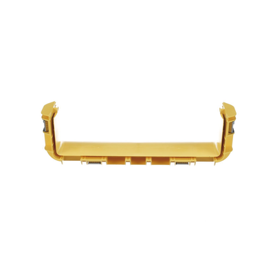 Union Recta «Cople», Para Canaleta FiberRunner™ 12X4, Color Amarillo