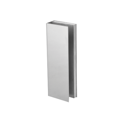 Montaje «U» para Puertas de Vidrio/ 3/4″ de Grosor/ Para Chapas Magnéticas de 1200 lbs./ Ajuste por Opresores