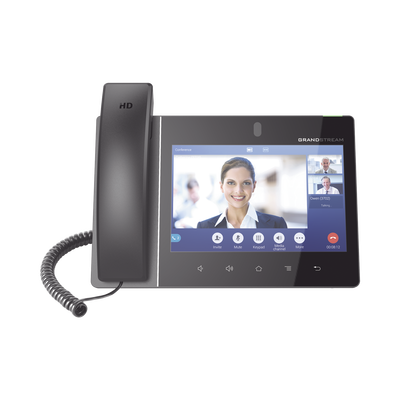 Video teléfono IP  empresarial Android con pantalla táctil (1280×800) hasta 16 líneas y 16 cuentas SIP