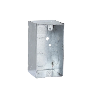 Caja (Chalupa) 4×2″/ Profundidad 2-1/8″/ 8 Entradas de 3/4″/Soldada