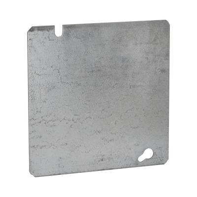 Tapa Cuadrada Ciega de  Acero Galvanizado de 4 11/16″.