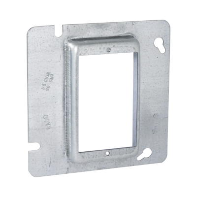 Sobretapa Cuadrada Galvanizada para Caja de 4 11-16″ / Realce de 3/4″.