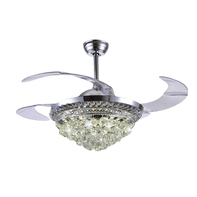 Ventilador de Techo con Luminario LED de 110 V CA 50/60 Hz / 88 W /4500 Lm / 6500 – 4 000 – 2 700 K /3 Tonos de Luz / 1075 mm / 6 Velocidades /No Dimeable.