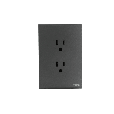 Placa con 2 Toma  Corriente Duplex 2P Y T 10 – 15 A 127 V 60 Hz
