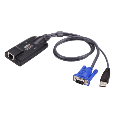 Cable Adaptador | KVM VGA USB | Resolución 1600×1200 | 40m | Emulación de teclado y mouse