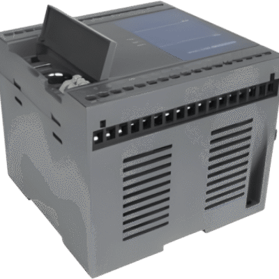 PLC Compacto Coolmay L01S-16MRT / Módulo CPU con Salidas Mixtas Relay + Transistor / 26 E/S (14DI+10DO+2AO) / 2 Salidas Analógicas 0-10V/0-20mA 12-bit / 4 Ejes 200kHz Pulso de Alta Velocidad / 4 Contadores 200kHz Alta Velocidad / RS485*2 + R