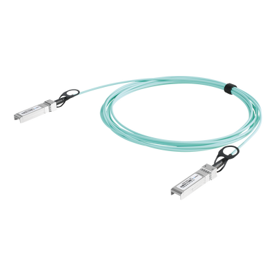 Cable AOC SFP+ de 1&10 Gbps a 1&10 Gbps / Cable de fibra óptica Activo / Longitud: 10 metros