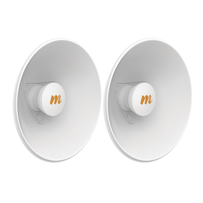 Par de Antenas Modulares Dual Slant, 4.9 – 6.4 GHz, Dimensiones (27 cm), Apertura 45°, Ganancia de 20 dBi, Diseñadas para radio C5x