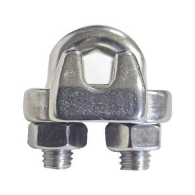 Nudo/ Perro/ Abrazadera Acero Forjado para Cable de 3/16″, Acero Inoxidable.