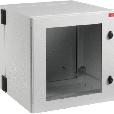 Gabinete Rack ProTek 19U, Bisagra Doble, Ventana de Vidrio, Tipo 4 12, Acero Gris RAL 7035, 922x600x610 mm, Montaje Pared