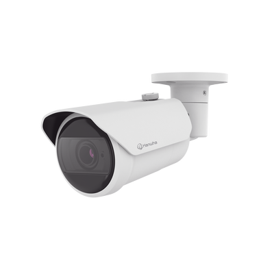 Cámara IP Tipo Bala Antivandálica 5 Megapíxel / Lente Varifocal 3.2 – 10mm / IR 30M / WDR 120db / IP66 / H.265 & WiseStream / Inteligencia Artificial Deteccion de Personas y vehiculos