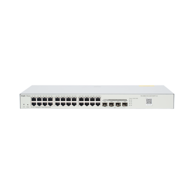 Switch Administrable L2, 24 Puertos Eth 1G, 4 puertos SFP 1G, Administración Remota en la Nube.