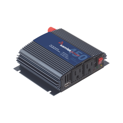 Inversor de Corriente Onda Modificada (CD-CA). Potencia Nominal 450 W, Ent:12Vcc, Sal: 115Vca 60 Hz.