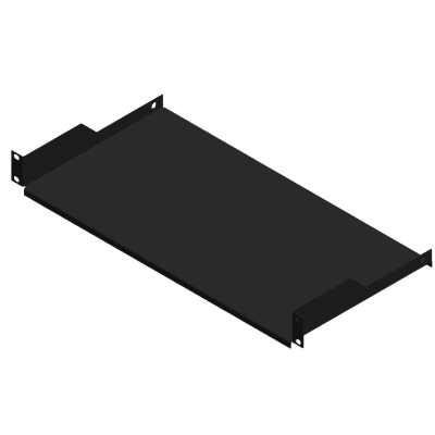 Charola para Rack de 19″ de 2 postes, 23 cm de Profundidad, 1 Unidad de rack