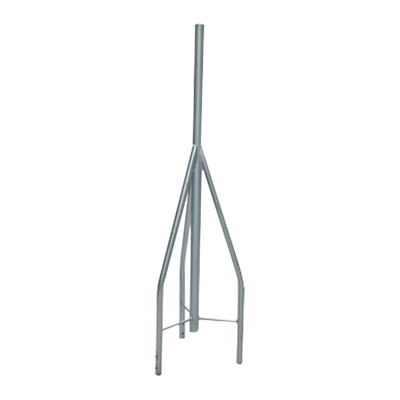 Tramo de Remate / Copete, tubo industrial 1 1/4″ con tubo central 2 3/8″ (Ced. 30), galvanizado por inmersión en caliente.