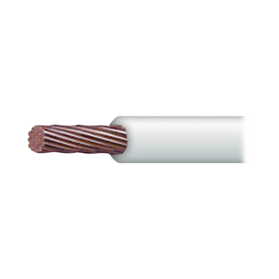 Cable Eléctrico de Cobre Recubierto THW-LS Calibre 12 AWG 19 Hilos Color Blanco (100 Metros) (328.08 Pies)