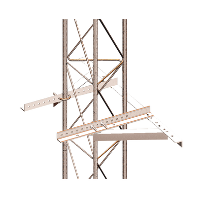 Montaje Sujetador A Pared P/Tramo STZ30/35/45 Galvanizado Electrolítico.