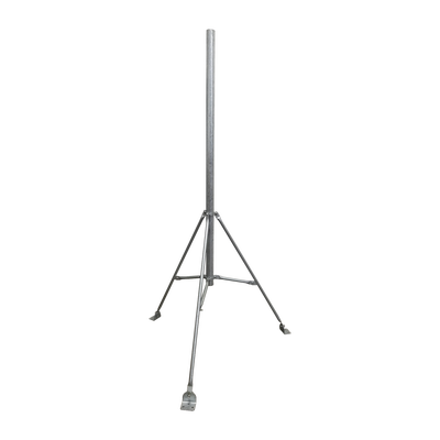 Tripie de con tubo de 2″ para alcanzar 3 metros. Acero Galvanizado en Caliente.