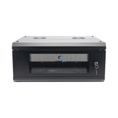 Gabinete de Pared con Puerta de Cristal Templado, 635mm de Profundidad, 4U Rack de 19», Acero Reforzado